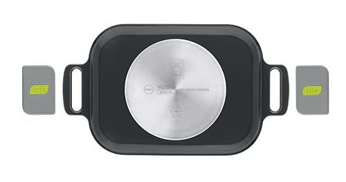 BRA COOKWARE Life Ceramic Nonstick Sauté Pan w/Glass Lid | 12.6 Inch 4.79 Quart Recycled Aluminum Deep Pan | Dual-Handle Braiser | Ceramic Non-Stick Coating | PFOA Free | All Cooktops & Oven Safe