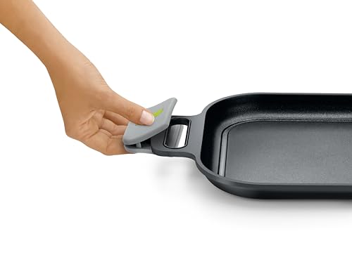 BRA COOKWARE Life Ceramic Nonstick Sauté Pan w/Glass Lid | 12.6 Inch 4.79 Quart Recycled Aluminum Deep Pan | Dual-Handle Braiser | Ceramic Non-Stick Coating | PFOA Free | All Cooktops & Oven Safe