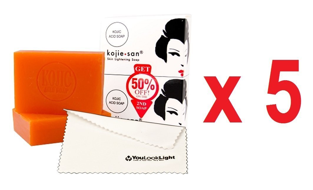 Kojie San Orange Whitening Soap, 3 x 65 g