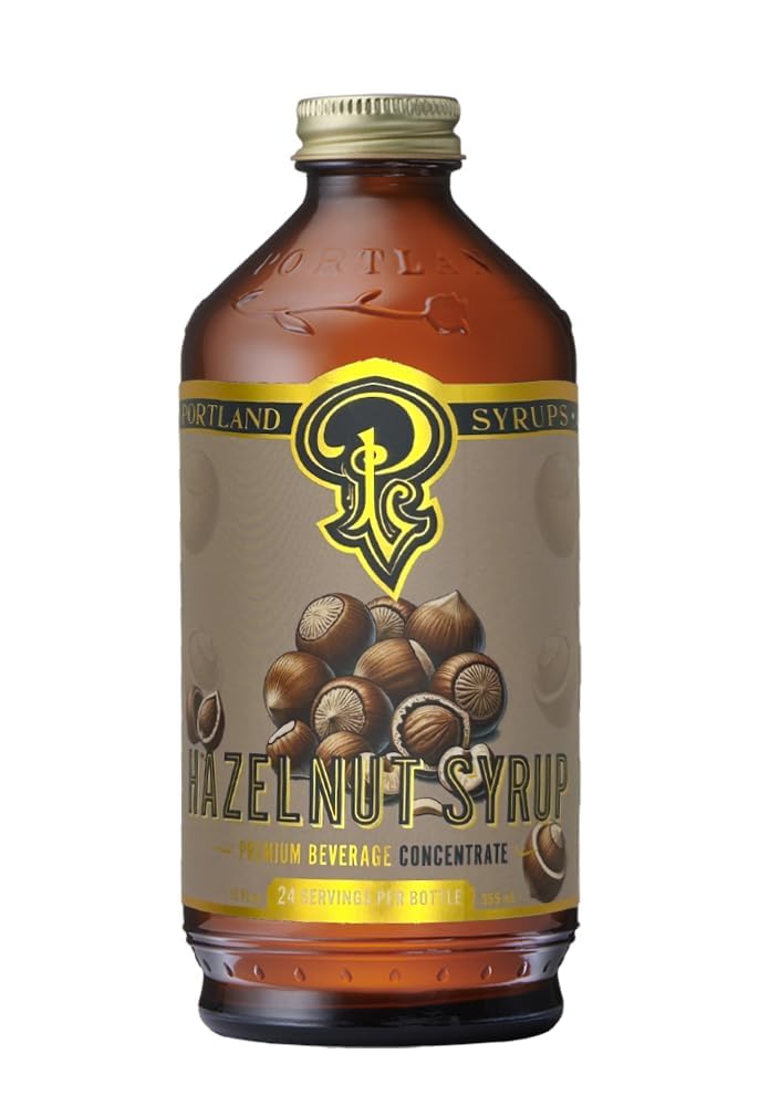 Portland Syrups Brown Sugar Simple Syrup - Drink Mix for Crafting Cocktails, Sugar Syrup for Drinks, Simple Syrup for Coffee, Mocktails, Baking, 12 oz, Pack of 2