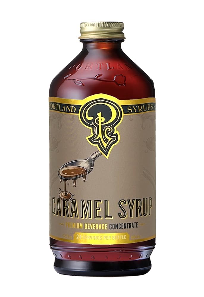 Portland Syrups Brown Sugar Simple Syrup - Drink Mix for Crafting Cocktails, Sugar Syrup for Drinks, Simple Syrup for Coffee, Mocktails, Baking, 12 oz, Pack of 2