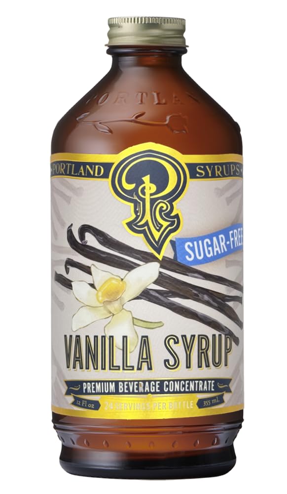 Portland Syrups Brown Sugar Simple Syrup - Drink Mix for Crafting Cocktails, Sugar Syrup for Drinks, Simple Syrup for Coffee, Mocktails, Baking, 12 oz, Pack of 2