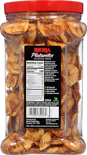 Iberia Saladito Lightly Salted Plantain Chips , 20 Oz.
