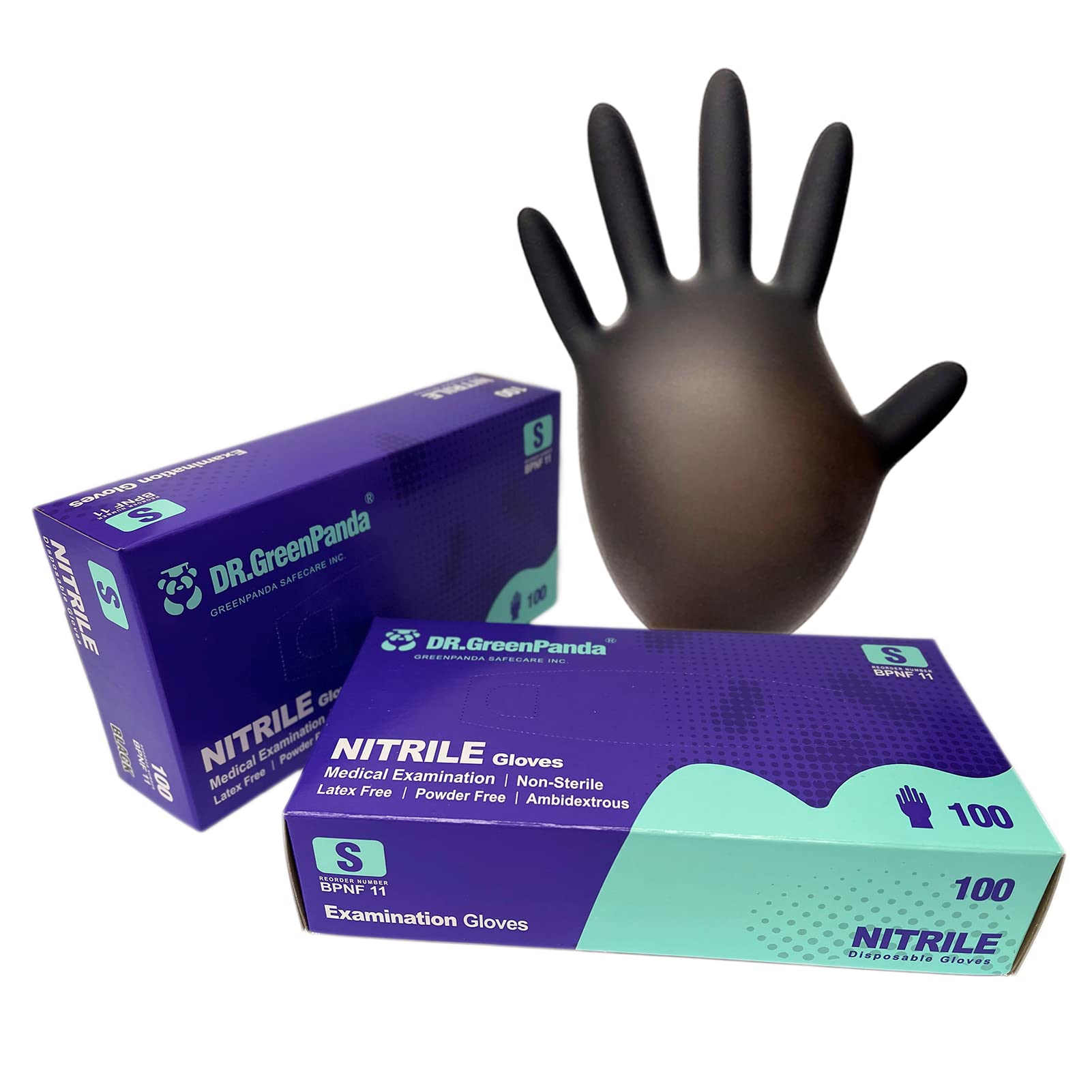 Nitrile Gloves - 3 Mil - Food Safe & Medical Exam Disposable Gloves - Latex Free Powder Free Non-Sterile