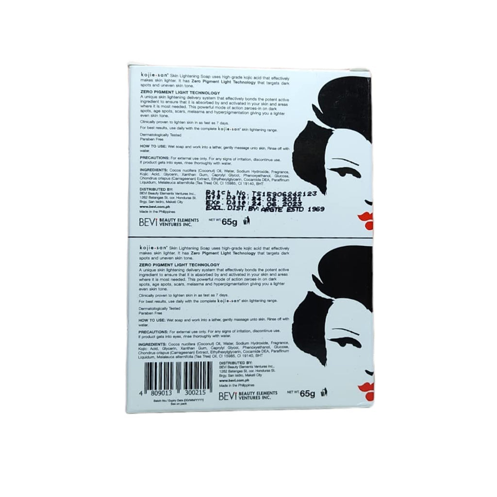Kojie San Orange Whitening Soap, 3 x 65 g