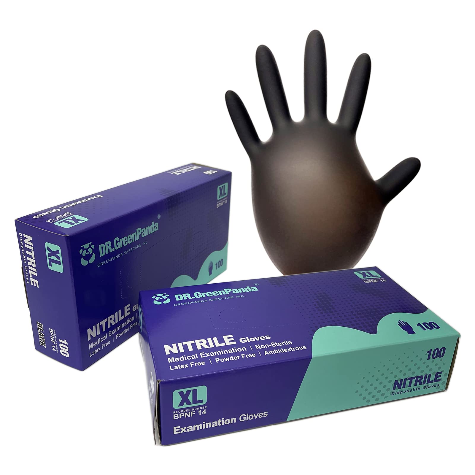 Nitrile Gloves - 3 Mil - Food Safe & Medical Exam Disposable Gloves - Latex Free Powder Free Non-Sterile