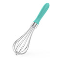 U-Taste Balloon Whisk for Cooking: 18/10 Stainless Steel Kitchen Wire Whisk, Medium Heavy Duty Egg Beater, Manual Baking Mixing Tool with 8 High Flex Wires for Stirring, Blending Sauce (Black)