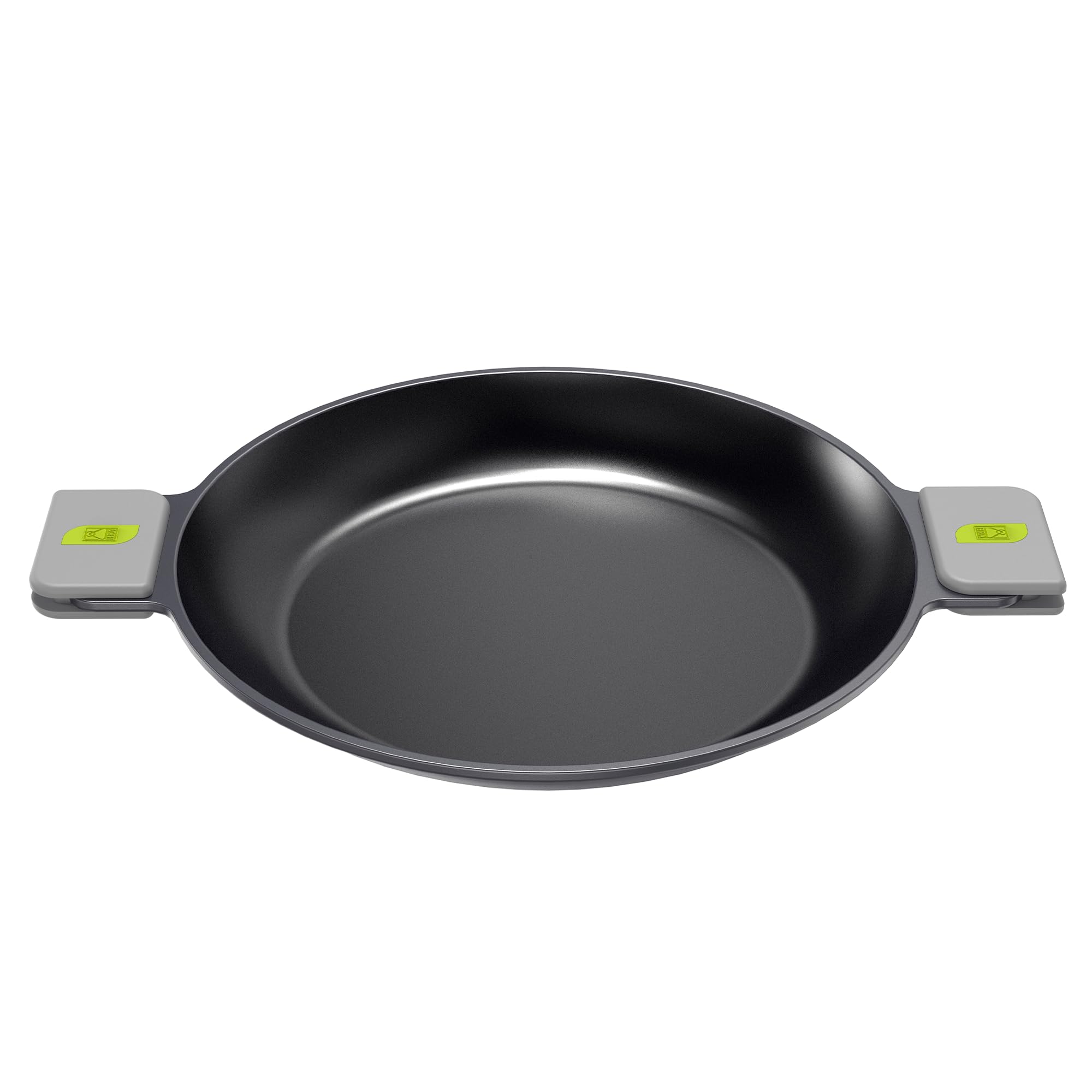 BRA COOKWARE Life Ceramic Nonstick Sauté Pan w/Glass Lid | 12.6 Inch 4.79 Quart Recycled Aluminum Deep Pan | Dual-Handle Braiser | Ceramic Non-Stick Coating | PFOA Free | All Cooktops & Oven Safe