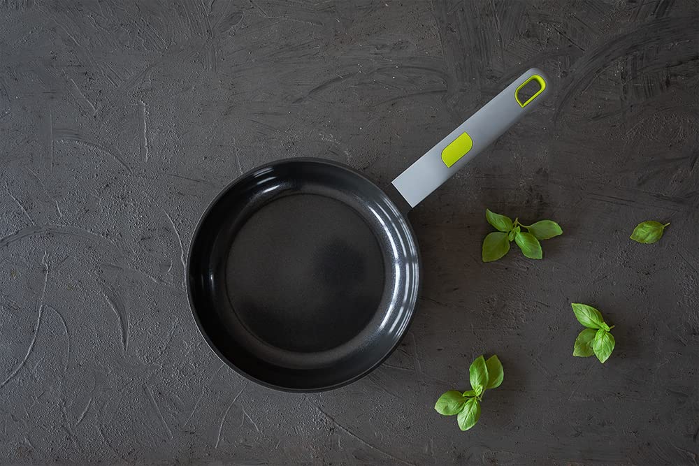 BRA COOKWARE Life Ceramic Nonstick Sauté Pan w/Glass Lid | 12.6 Inch 4.79 Quart Recycled Aluminum Deep Pan | Dual-Handle Braiser | Ceramic Non-Stick Coating | PFOA Free | All Cooktops & Oven Safe