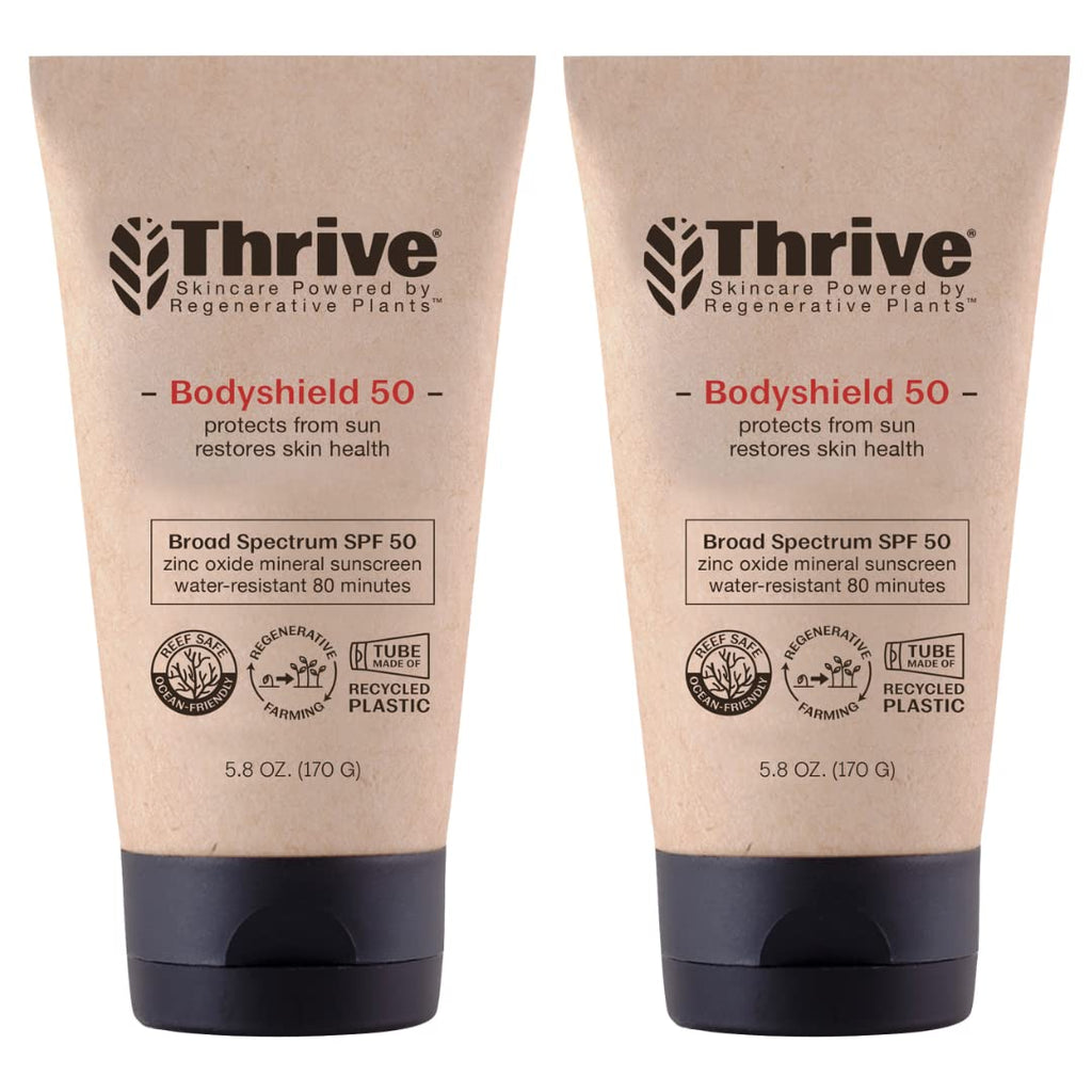 Thrive Natural Care Reef Safe Sunscreen SPF50 - Hawaii 104 Reef Act Compliant - Mineral Sunscreen Non-Nano Zinc Oxide - Vegan, (5.8 Oz (Pack of 1))