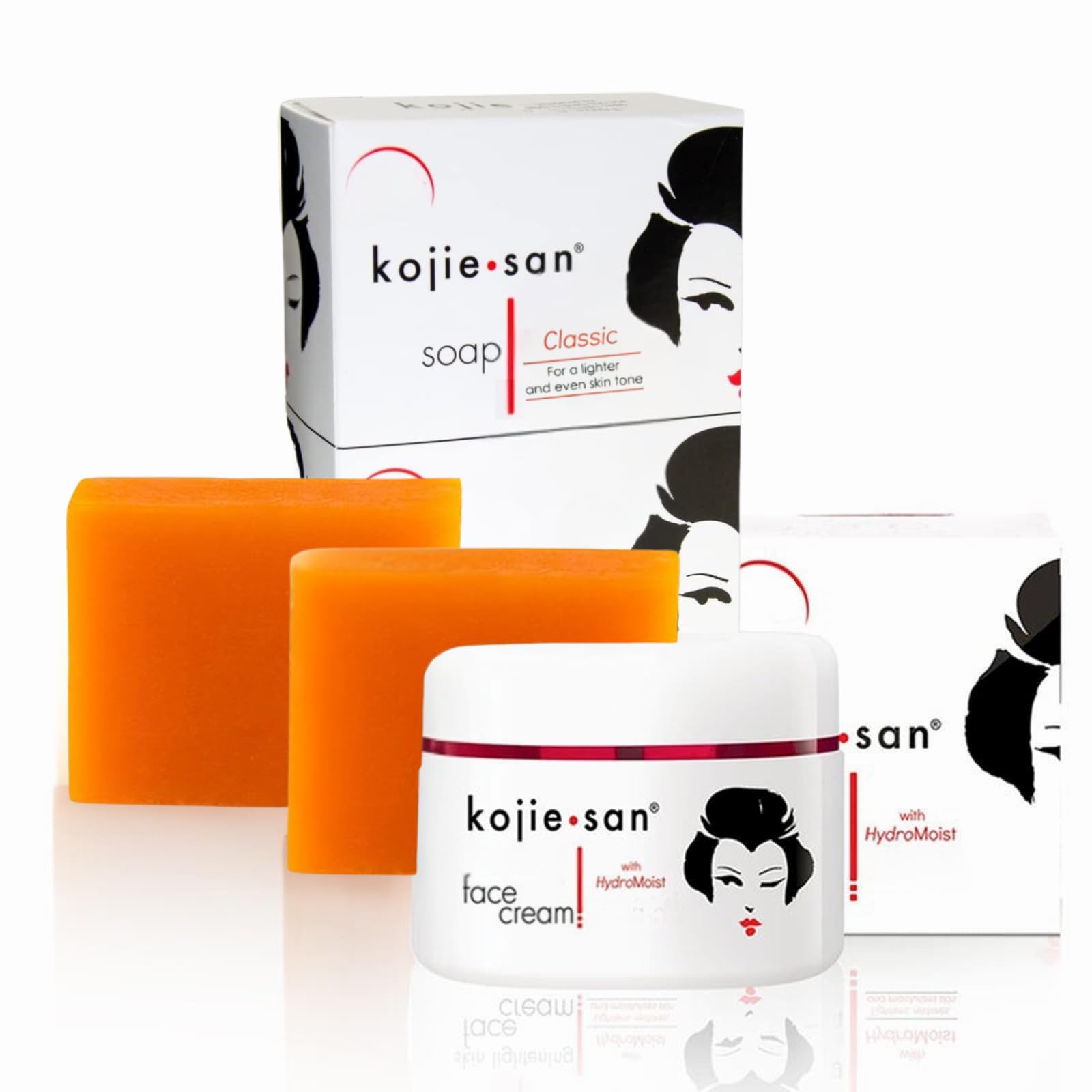 Kojie San Orange Whitening Soap, 3 x 65 g