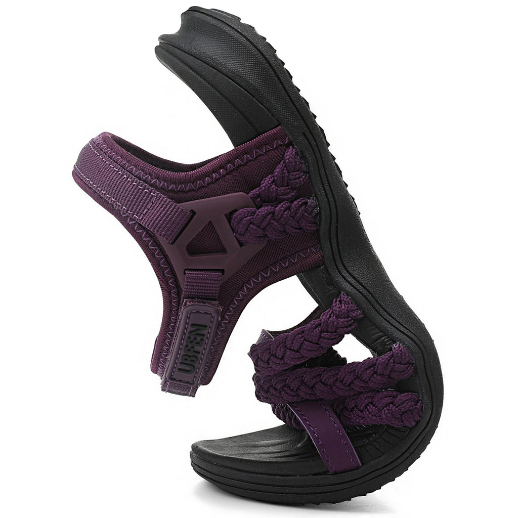 UBFEN Womens Hiking Sandals Walking Outdoor Sports Comfortable Water Sandals with Arch Support Comfortable for Beach Camping Travel Golf