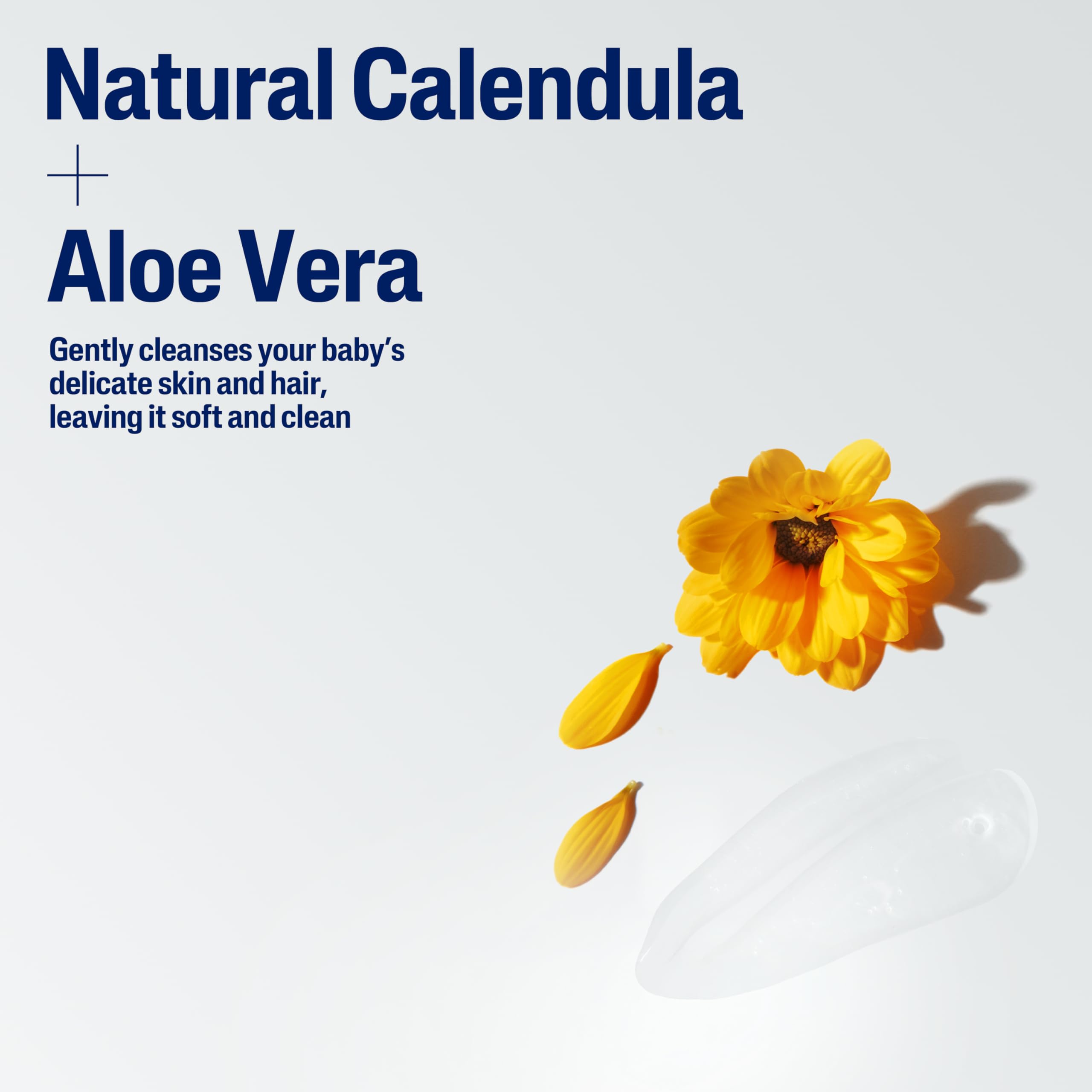 Cetaphil Baby Wash & Shampoo Plus Body Lotion, Healthy Skin Essentials, Head to Toe Hydration for up to 24 Hours, for Delicate, Sensitive Skin, 2-Pack,White