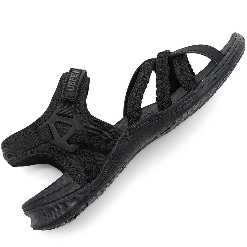 UBFEN Womens Hiking Sandals Walking Outdoor Sports Comfortable Water Sandals with Arch Support Comfortable for Beach Camping Travel Golf