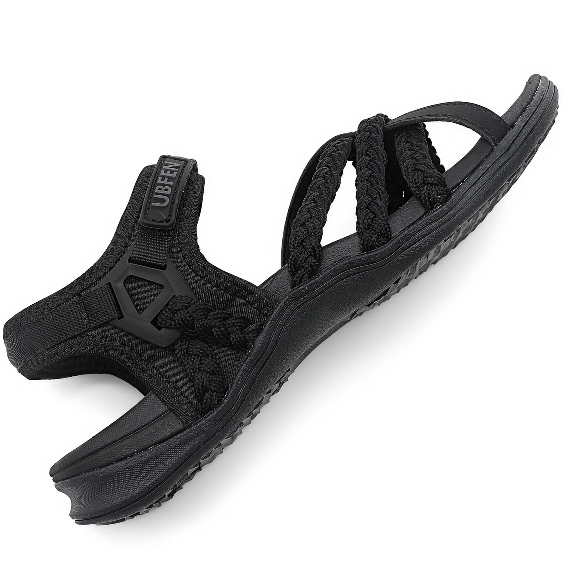 UBFEN Womens Hiking Sandals Walking Outdoor Sports Comfortable Water Sandals with Arch Support Comfortable for Beach Camping Travel Golf