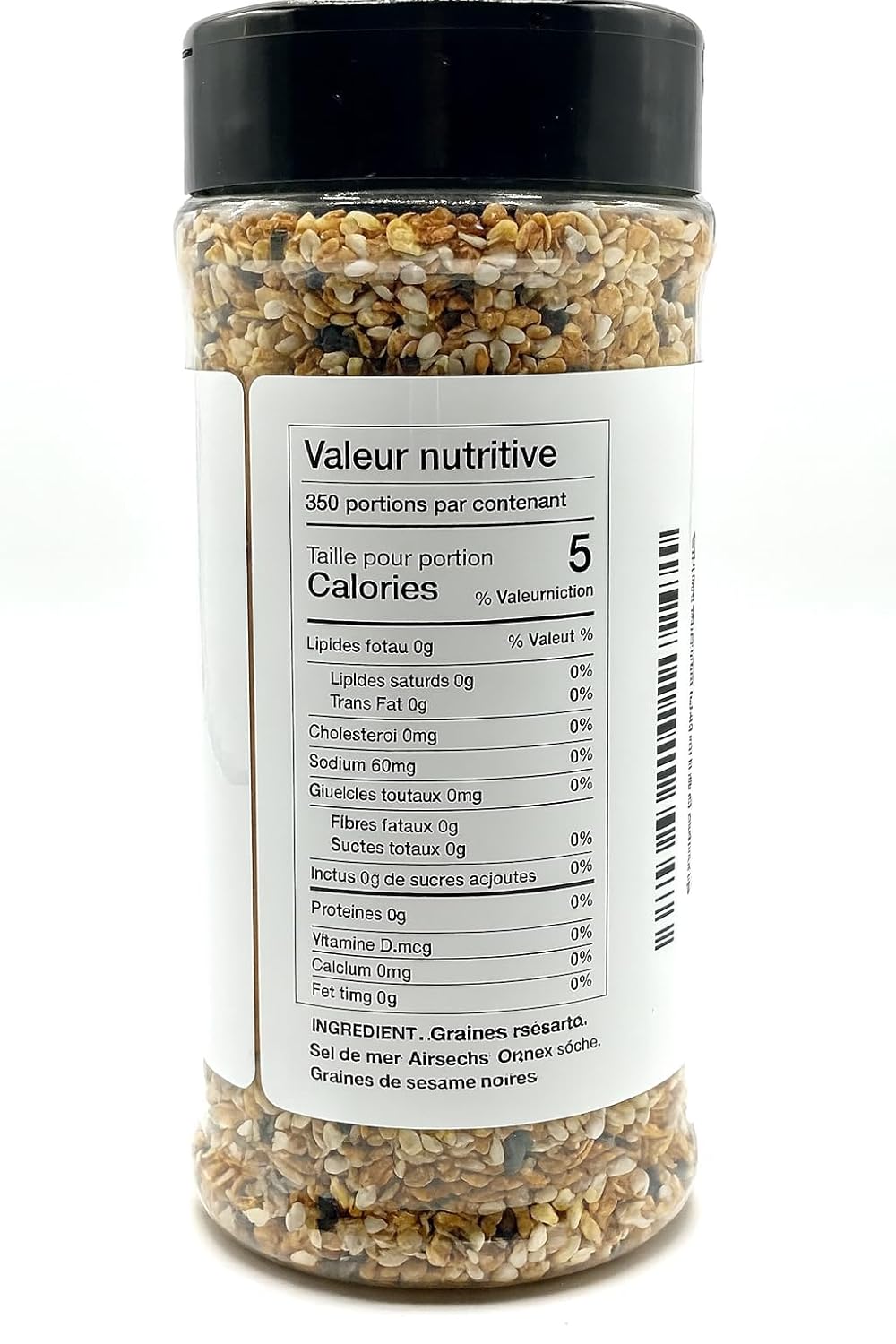 Everything Bagel Seasoning Blend Original XL 10 Ounce Jar. Delicious Blend of Sea Salt and Spices Dried Minced Garlic & Onion Flakes. Bagel Allspice.