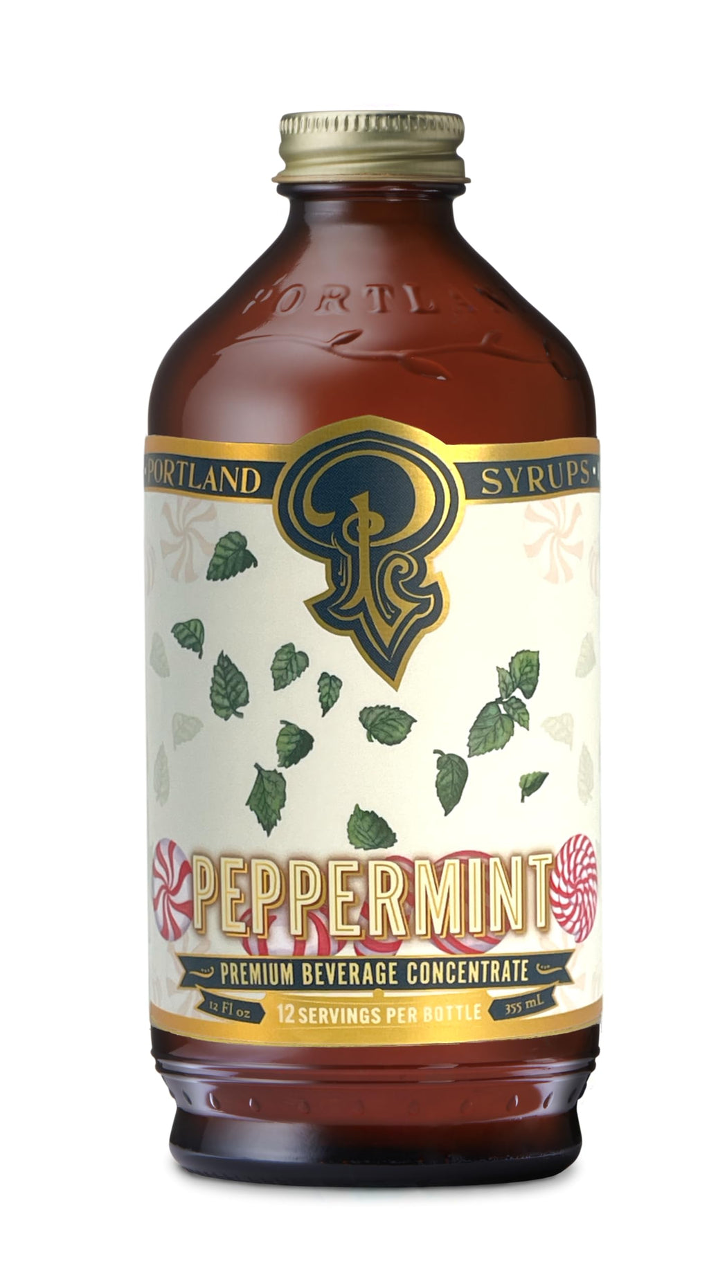 Portland Syrups Brown Sugar Simple Syrup - Drink Mix for Crafting Cocktails, Sugar Syrup for Drinks, Simple Syrup for Coffee, Mocktails, Baking, 12 oz, Pack of 2