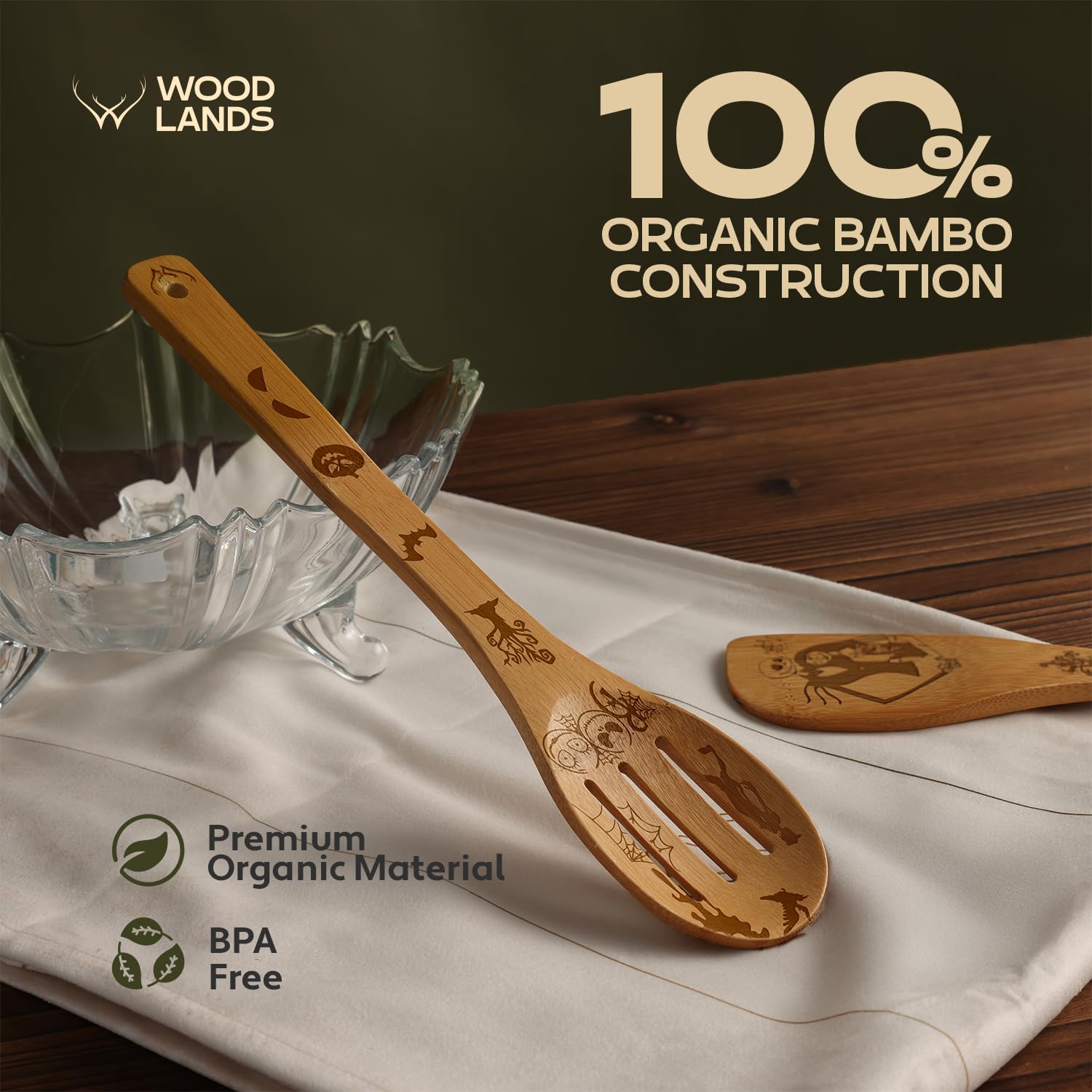 Wooden Spoons for Cooking set of 6 – Premium Wooden Utensil set for everyday use – Versatile Cooking utensils set safe for nonstick pans – Durable wooden spoon kitchen utensils set