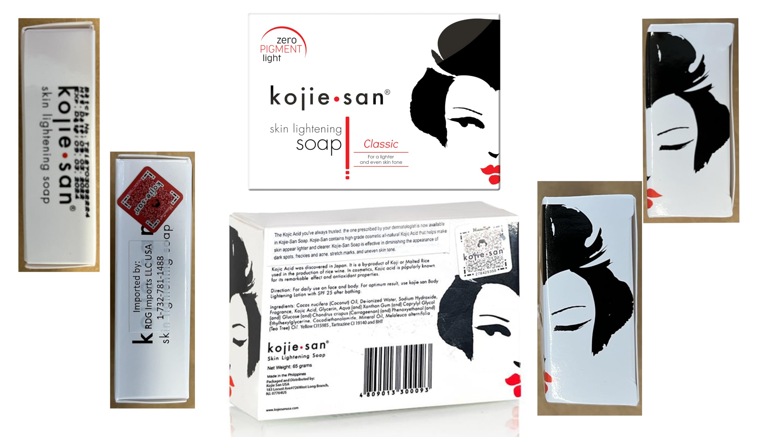 Kojie San Orange Whitening Soap, 3 x 65 g