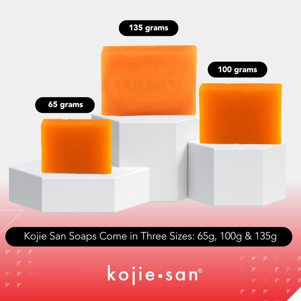 Kojie San Orange Whitening Soap, 3 x 65 g