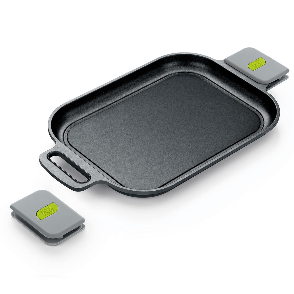 BRA COOKWARE Life Ceramic Nonstick Sauté Pan w/Glass Lid | 12.6 Inch 4.79 Quart Recycled Aluminum Deep Pan | Dual-Handle Braiser | Ceramic Non-Stick Coating | PFOA Free | All Cooktops & Oven Safe