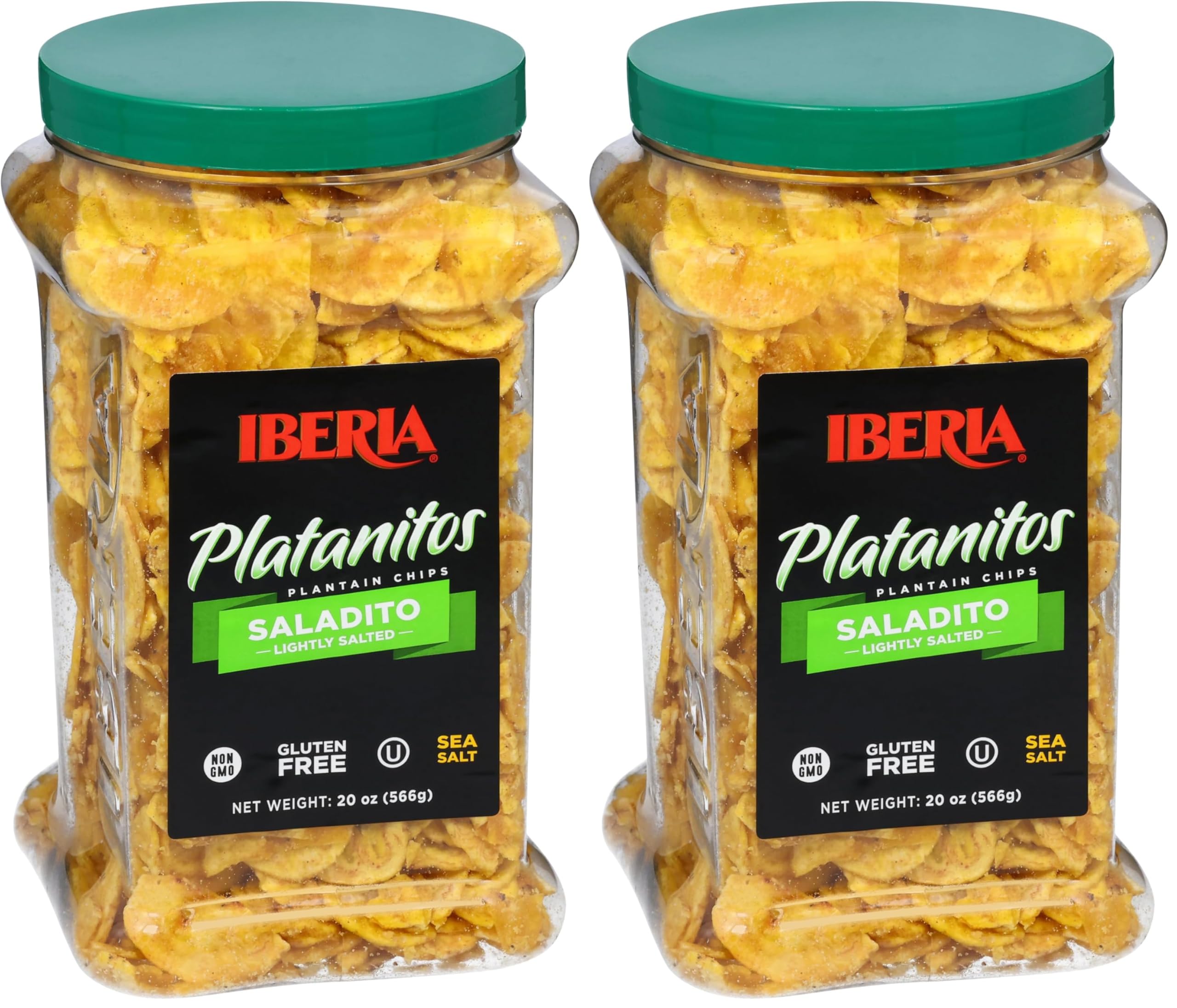 Iberia Saladito Lightly Salted Plantain Chips , 20 Oz.