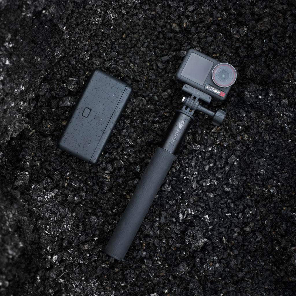 DJI Osmo Action 5 Pro Adventure Combo, 4K with 1/1.3" Sensor, 12h Extended Battery Life with 3 Batteries, Stabilization, Dual OLED Touchscreens, Mini Action Camera for Travel, Vlog