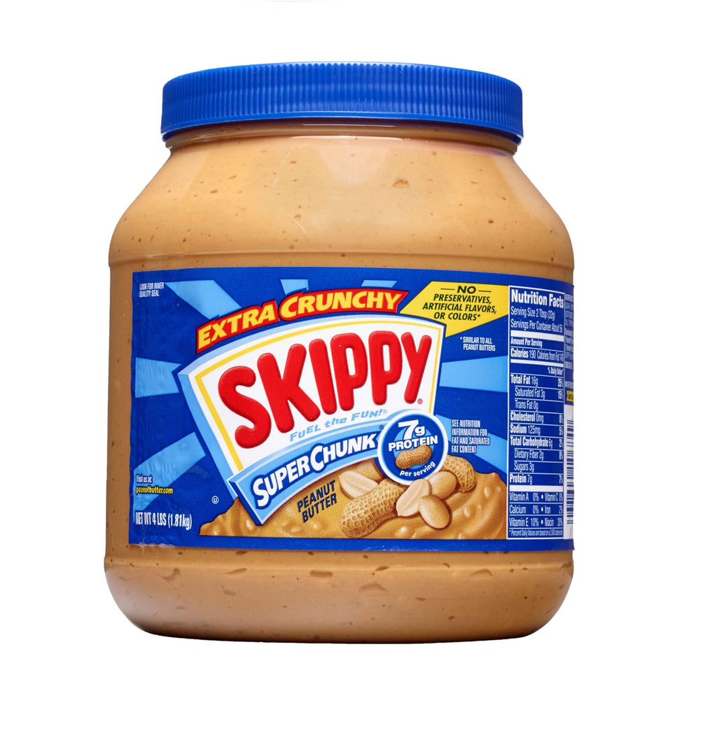 SKIPPY Peanut Butter, Super Chunk, 40 Ounce